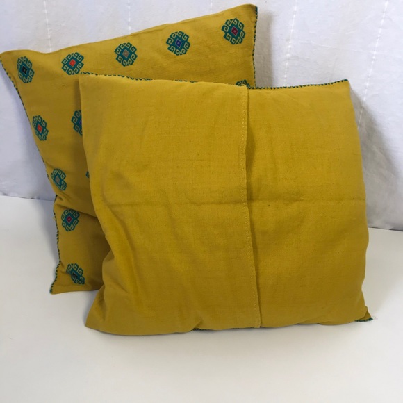 NWOT Authentic Handmade Mexican Pillow Shams - Picture 5 of 8